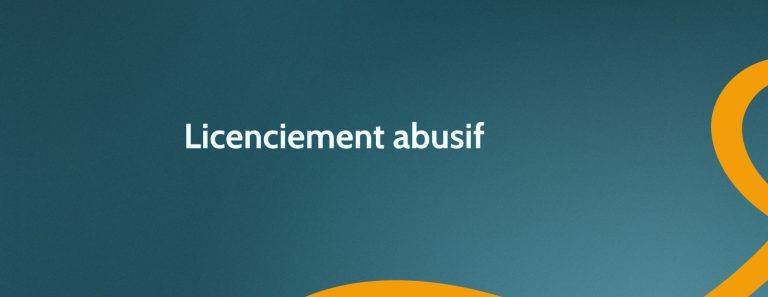 Licenciement abusif